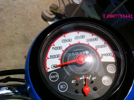 ขาย HONDA Scoopy i สีน้ำเงิน-ขาว รถ 2 เดือน ไมล์แท้ 5038 Km.