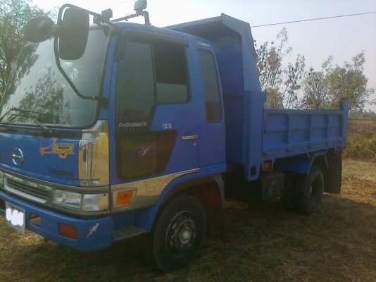 HINO FD1J 210HP หกล้อดั๊มพ์ดิน สมอเงิน รถสวยพร้อมใช้งาน เอกสารเล่มทะเบียนพร้อมโอน