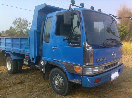 HINO FD1J 210HP หกล้อดั๊มพ์ดิน สมอเงิน รถสวยพร้อมใช้งาน เอกสารเล่มทะเบียนพร้อมโอน