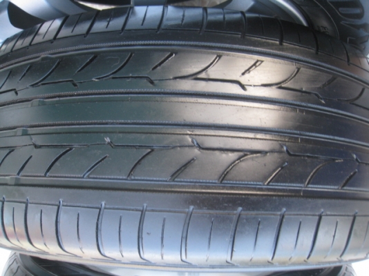 ขายล้อแม็ก Mitsubishi lanser 16"x6.5" 5รู114 et+46 + ยาง (081-3747940)