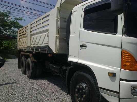 10ล้อดั้มHINO MEGA260 ปี48 ดั้มสามมิตรลอนเฉียง