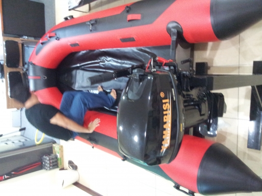 เรือยาง ขนาด 360 พร้อมเครื่อง 15 แรง