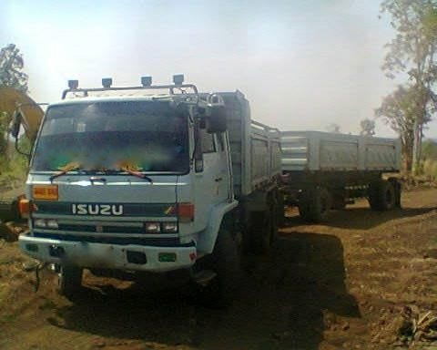 รถอิซูซุ 10 ล้อดั๊ม FXZ 240 แรงม้า ปี 39  ( นางฟ้าแท้ )  ( ขายแม่ลูก ) สนใจติดต่อ 081 - 6079515