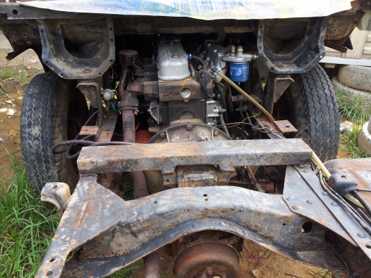 ขายหัวแชสซี ISUZU สองแถว 4 ล้อใหญ่พร้อมต่อใหม่