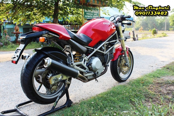 แม็กสิงห์บุรี//DUCATI MONSTER M900 ปี96 สภาพสวย ท่อแต่ง INV 135000 ด่วน แม็กสิงห์บุรี//DUCATI MONSTER M900 ปี96 สภาพสวย ท่อแต่ง INV 135000 ด่วน