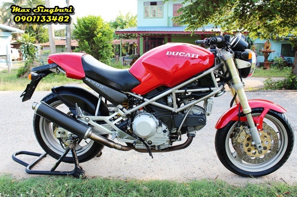 แม็กสิงห์บุรี//DUCATI MONSTER M900  ปี96 สภาพสวย ท่อแต่ง INV 135000 ด่วน