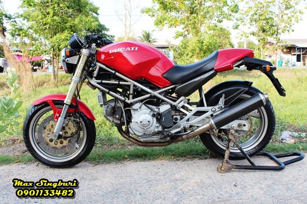 แม็กสิงห์บุรี//DUCATI MONSTER M900 ปี96 สภาพสวย ท่อแต่ง INV 135000 ด่วน แม็กสิงห์บุรี//DUCATI MONSTER M900 ปี96 สภาพสวย ท่อแต่ง INV 135000 ด่วน