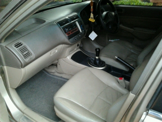 HONDA CIVIC Dimension VTEC 1.7 MT ปี 2002 สวยจัดบางเดิมทั้งคัน เกียร์ธรรมดา ติดตั้งแก๊ส LPG ลงเล่มครบถูกต้อง ภายในเก๋งคอนโซลสวยครบพร้อม CD พ.เพาเวอร์ ก.ไฟฟ้า เบาะหนัง ช่วงล่างแน่นหนึบดีมาก ยางสภาพดี 4 เส้นประมาณ 80\% พร้อมใช้งาน เอกสารทะเบียนภาษีครบพร้อมโอ HONDA CIVIC Dimension VTEC 1.7 MT ปี 2002 สวยจัดบางเดิมทั้งคัน เกียร์ธรรมดา ติดตั้งแก๊ส LPG ลงเล่มครบถูกต้อง ภายในเก๋งคอนโซลสวยครบพร้อม CD พ.เพาเวอร์ ก.ไฟฟ้า เบาะหนัง ช่วงล่างแน่นหนึบดีมาก ยางสภาพดี 4 เส้นประมาณ 80\% พร้อมใช้งาน เอกสารทะเบียนภาษีครบพร้อมโอ