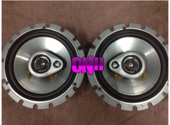 ลำโพง Pioneer Carrozzeria TS-169A 6 นิ้ว แกนร่วม 3 ทาง กรวยอลูมิเนียม แม่เหล็กใหญ่