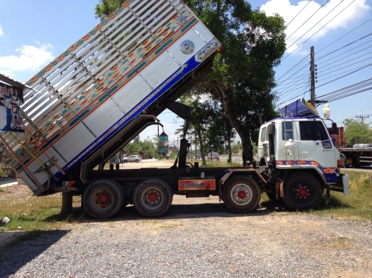 รถ12ล้อ  อีซูซุ  195แรงมีระบบพ่วง     080-1405528