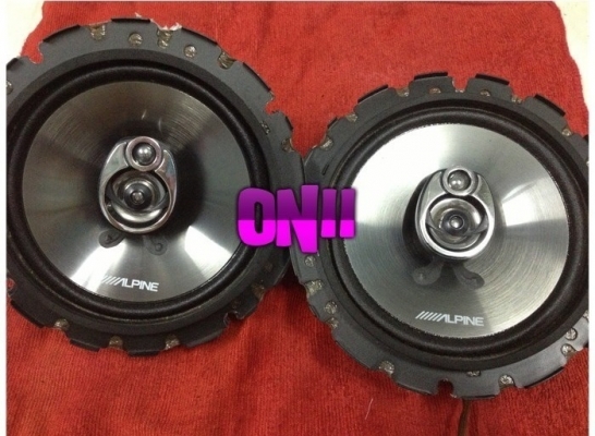 ลำโพง Alpine STE-164R 6 นิ้ว ลำโพงแกนร่วม 3 ทาง กรวยอลูมิเนียม โครงอลูหล่อ เสียงใสๆ รายละเอียดชัดเจน แม่เหล็กใหญ่ อัดเบสได้เต็มที่