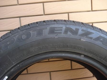 ขายเศษยางBRIDGESTON 1 เส้นสวยๆดอกเต็ม 195-60-15 ปี 04 ขายเศษยางBRIDGESTON 1 เส้นสวยๆดอกเต็ม 195-60-15 ปี 04