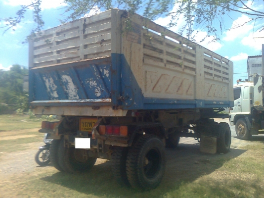 ลูกพ่วง สามมิตร ลอนเฉียง ดัมพ์ ยาว 6 เมตร ปี 50