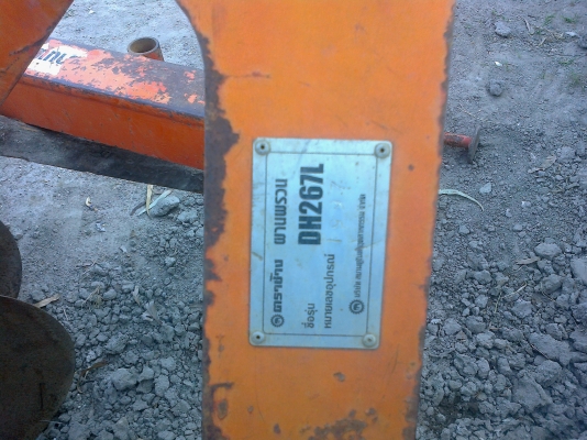 ขายผาน 7 รถคูโบต้าPD267J ใส่ขนาด70แรงขึ้น M70- M105