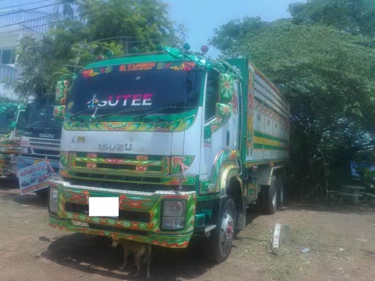 ขายรถดั้มแม่+ลูก 3 เพลาISUZU  360 หัวตึก  ปี55รถสวยพร้อมใช้เอกสารพร้อม