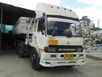 10ล้อหัวลากFUSO 220แรง+หางเซมิดั้ม ขายแยกหรือขายรวม