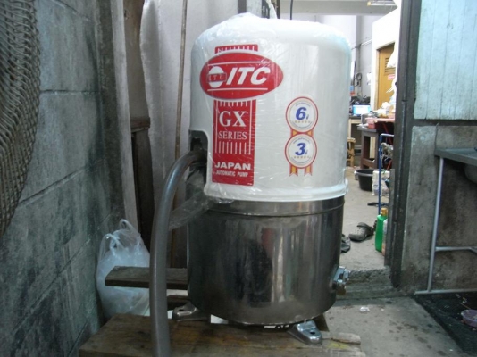 ขายปั้มน้ำ Hitachi(ITC) 200 W ถังสแตนเลสสภาพสวย พร้อมใช้งาน รับประกันคุณภาพ ดูประวัติขายผมได้ครับ