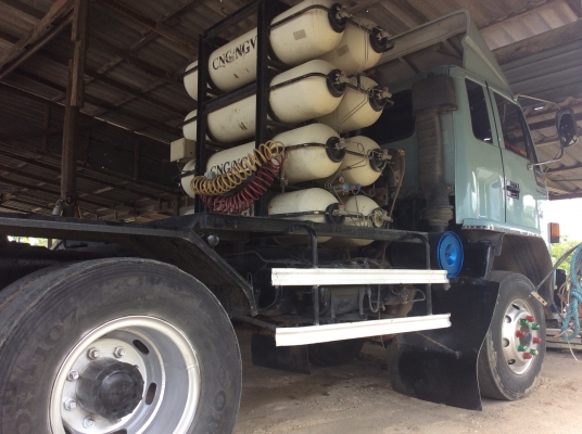 ขายสิบล้อหัวลากISUZU FXZ23NFYเครื่องฮุนได C6AB 320แรงก๊าซ Ngv8ถัง