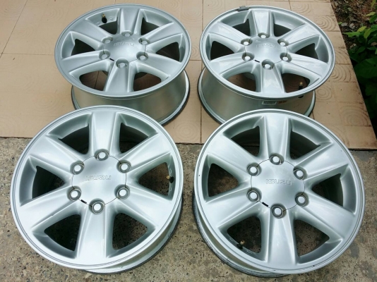 ล้อแม็กอีซูซุ ขอบ16 6รู139.7 ET33 (แม็กเปล่า) ชุด 4วง