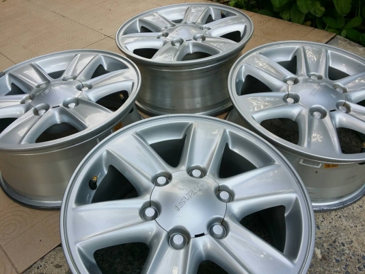 ล้อแม็กอีซูซุ ขอบ16 6รู139.7 ET33 (แม็กเปล่า) ชุด 4วง