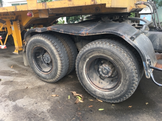 หัวลาก 10 ล้อ HINO FM1J 260 แรง ปี 46 หางพื้นเรียบสามมิตร หัว+หาง ราคา 1,050,000 .- ต่อรอง