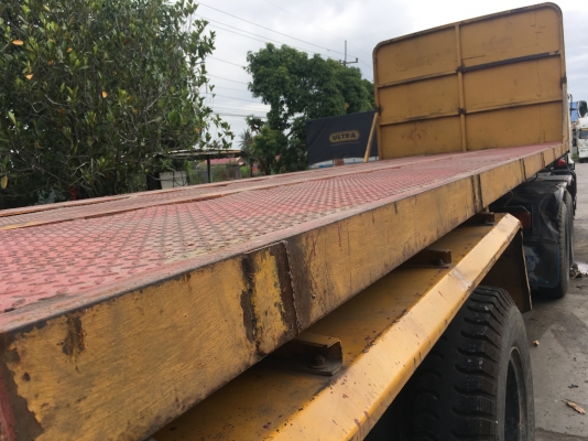 หัวลาก 10 ล้อ HINO FM1J 260 แรง ปี 46 หางพื้นเรียบสามมิตร หัว+หาง ราคา 1,050,000 .- ต่อรอง