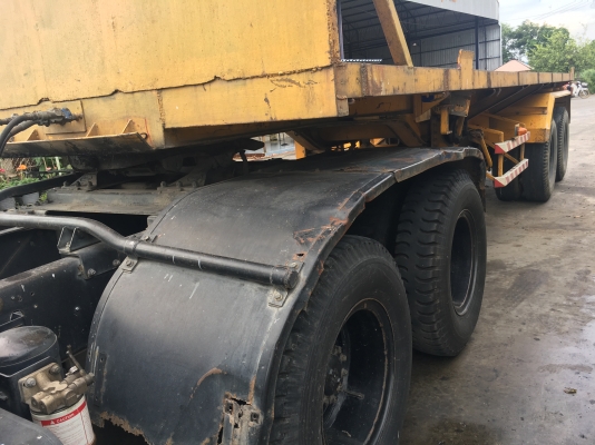 หัวลาก 10 ล้อ HINO FM1J 260 แรง ปี 46 หางพื้นเรียบสามมิตร หัว+หาง ราคา 1,050,000 .- ต่อรอง