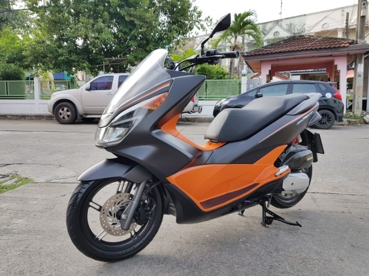 Pcx 150i 2015 ทะเบียนสวยเลข 55 กทม รถบ้านมือเดียว เล่มชุดโอนครบ