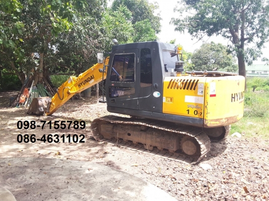 ขาย!! >>> Hyundai Robex 110 รุ่น 7 สวยเต็ม เล่มทะเบียน 6,600 ชม. <<< เบอร์ติดต่อ 098-7155789 086-4631102