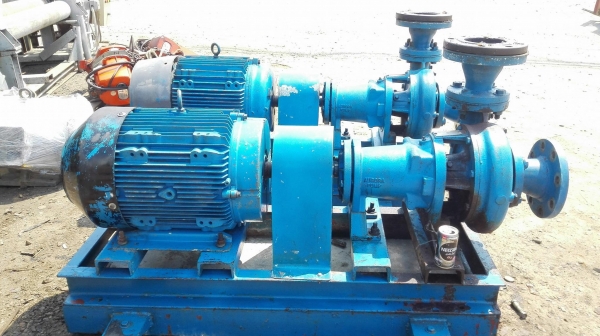 ปั้มน้ำหอยโข่งใบทองเหลือง AURORA Made in USA ขนาด 30 HP 2920 RPM 380V ท่อ 5&rdquo;- 4&rdquo; Head 60 m