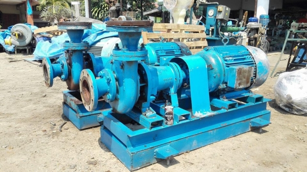 ปั้มน้ำหอยโข่งใบทองเหลือง AURORA Made in USA ขนาด 30 HP 2920 RPM 380V ท่อ 5&rdquo;- 4&rdquo; Head 60 m