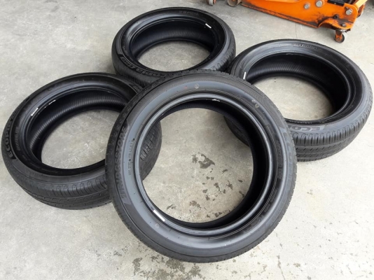 ขายยางป้ายแดง bridgestone ecopia ep150 185/55r16 ผลิตสัปดาห์ที่14ปี18