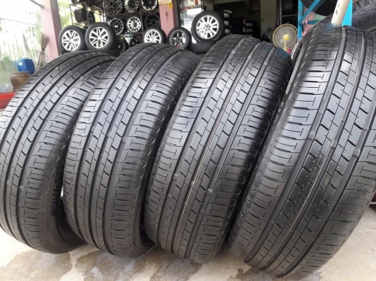 ขายยางป้ายแดง bridgestone ecopia ep150 185/55r16 ผลิตสัปดาห์ที่14ปี18