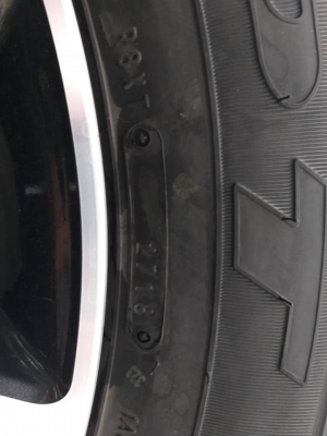 ขายล้อแม็กป้ายแดง Toyota fortuner 18" พร้อมยางdunlop