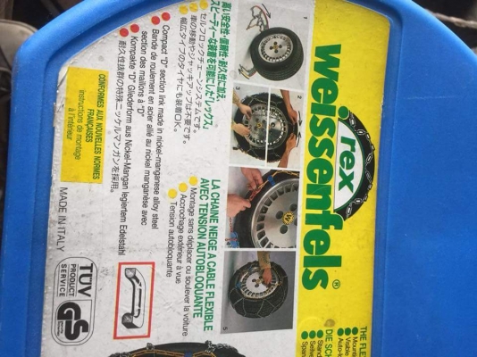 Chains WEISSENFELS Made in Italy โซ่พันล้อกันลื่น