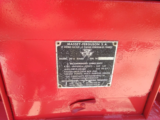 เครื่องอัดฟางแมสซี่20