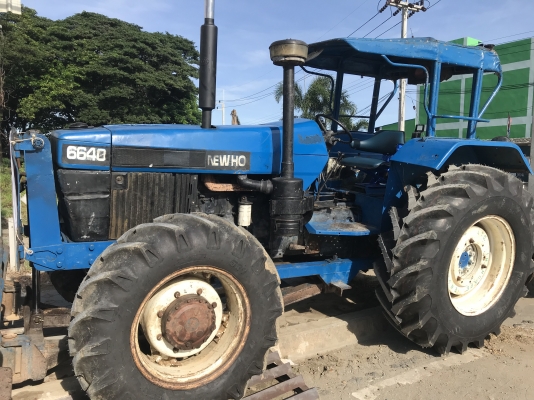ขายรถไถ6640คานหน้านิวฮอนแลนรถพร้อมใช้มีดันหน้าหางเจ็ดเล่มทะเบียน