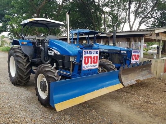 ขายรถไถ6640คานหน้านิวฮอนแลนรถพร้อมใช้มีดันหน้าหางเจ็ดเล่มทะเบียน