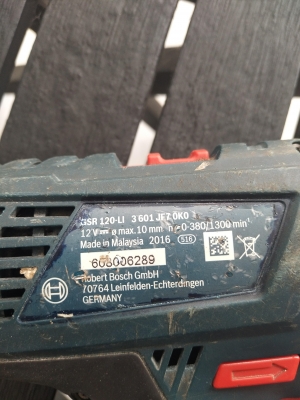 สว่านไร้สาย Bosch GSB 120-LI (แบตให้ 3ก้อน) สว่านไร้สาย Bosch GSB 120-LI (แบตให้ 3ก้อน)