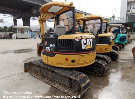 FROM JAPANขายถูกด่วนๆรถขุดCATERPILLAR-305SR :ปี2005,คอนโทรลน้ำมัน,ปั๊มนิ้ว,แทรคเหล็กก๊อปยาง,มีเอกสารแจ้งจำหน่าย พร้อมใช้งาน