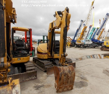 FROM JAPANขายถูกด่วนๆรถขุดCATERPILLAR-305SR :ปี2005,คอนโทรลน้ำมัน,ปั๊มนิ้ว,แทรคเหล็กก๊อปยาง,มีเอกสารแจ้งจำหน่าย พร้อมใช้งาน