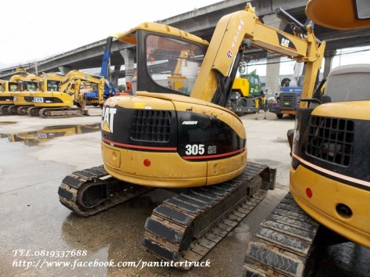 FROM JAPANขายถูกด่วนๆรถขุดCATERPILLAR-305SR :ปี2005,คอนโทรลน้ำมัน,ปั๊มนิ้ว,แทรคเหล็กก๊อปยาง,มีเอกสารแจ้งจำหน่าย พร้อมใช้งาน