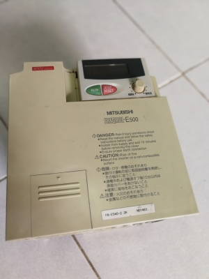 อินเวอร์เตอร์3แรง380vมือสอง มิตซูE500