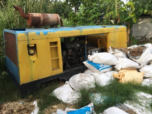 ขายเครื่องปั๊มลม เครื่องฮี่โน่ EM100 55000 บาท 0956588866