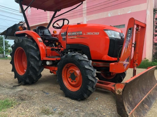 ขายดาวน์/สด L3608 4WD ใบดัน ผาน6 พร้อมเล่ม รถพร้อมใช้งาน