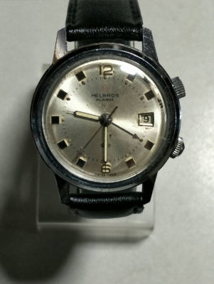 ขายนาฬิกาข้อมือปลุก helbros alarm