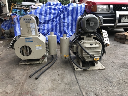 ขายรูทโบลเวอร์อัดอากาศ ANLET made in Japan พร้อมมอเตอร์ Hitachi 3HP. 220V 3เฟส สภาพสวยมาก พร้อมใช้งาน มี 2ชุดครับ