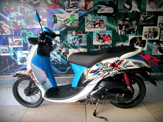 FINO i sport สีฟ้าขาว รถสวย เครื่องดี ฟรีโอน 27900 FINO i sport สีฟ้าขาว รถสวย เครื่องดี ฟรีโอน 27900