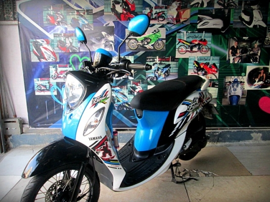 FINO i sport สีฟ้าขาว รถสวย เครื่องดี ฟรีโอน 27900 FINO i sport สีฟ้าขาว รถสวย เครื่องดี ฟรีโอน 27900