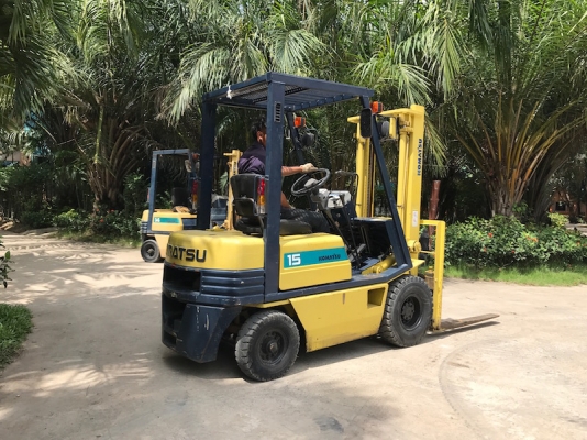 ขายFORKLIFT KOMATSU FG15-15(1.5ตัน) สวยเดิมจากญี่ปุ่น ยังไม่เคยใช้ในไทย 115,000เท่านั้น!!